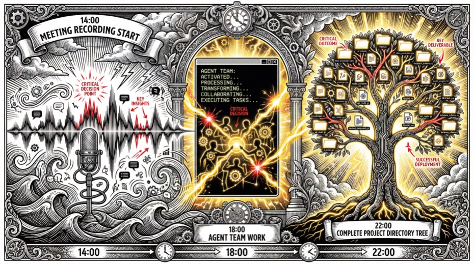 From a Meeting Recording to a Running Project — In One Afternoon