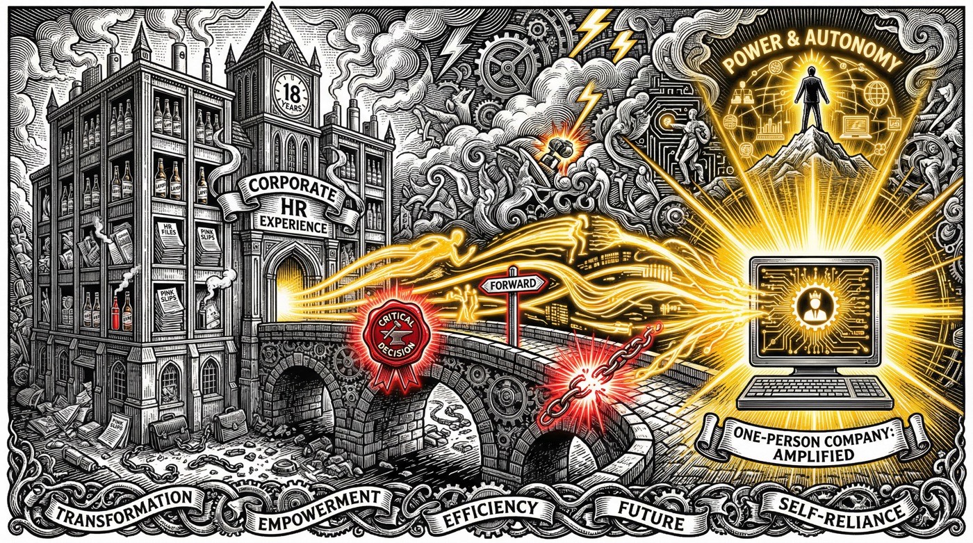 From Beer to Bots — The Twenty-Year Path to a One-Person Company